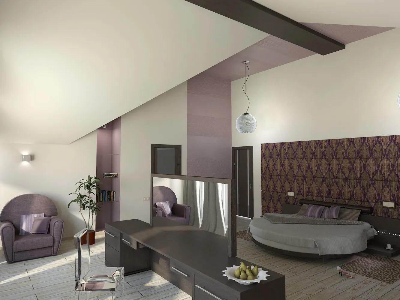 Фотографія: Спальня в стилі Сучасний – фото на нашому сайті