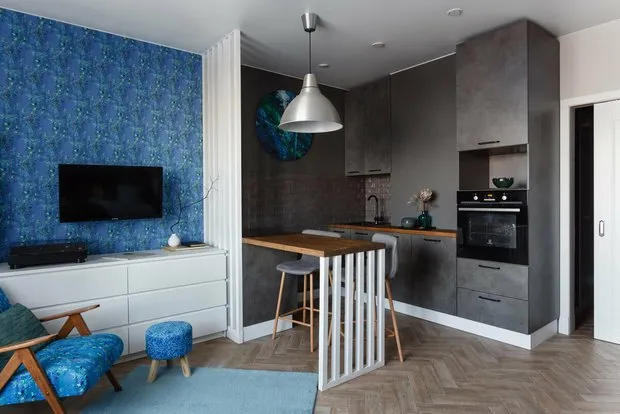 Foto: en estilo minimalista, Apartamento pequeño - foto en nuestro sitio web