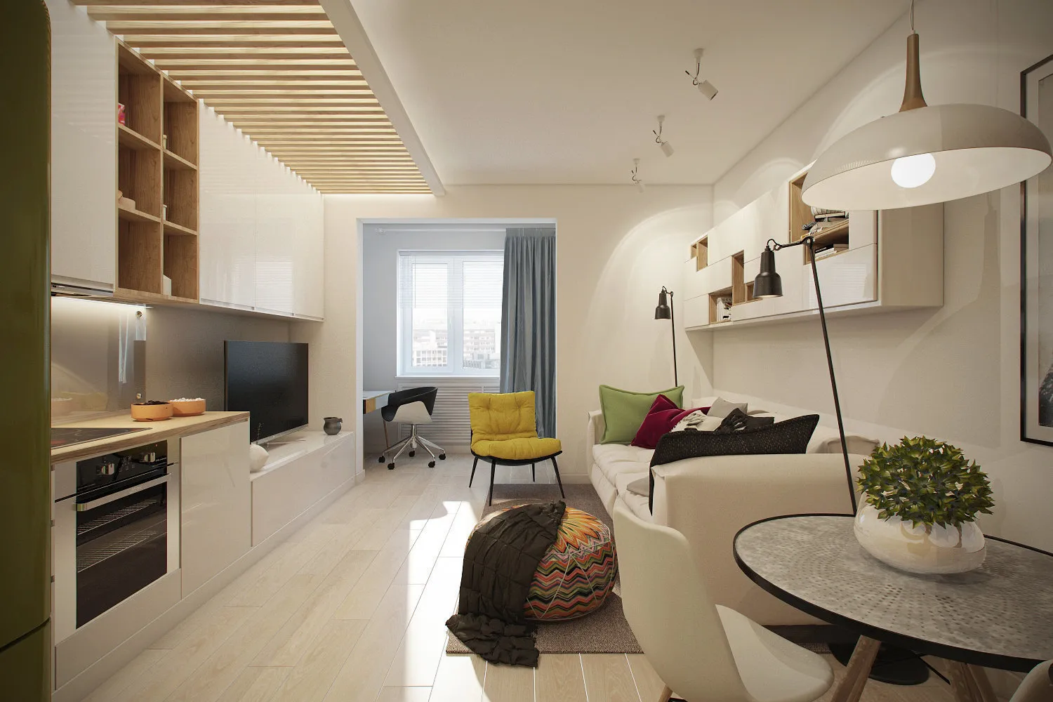 Photo: Living Room in Modern Style, Tips – photos on our website