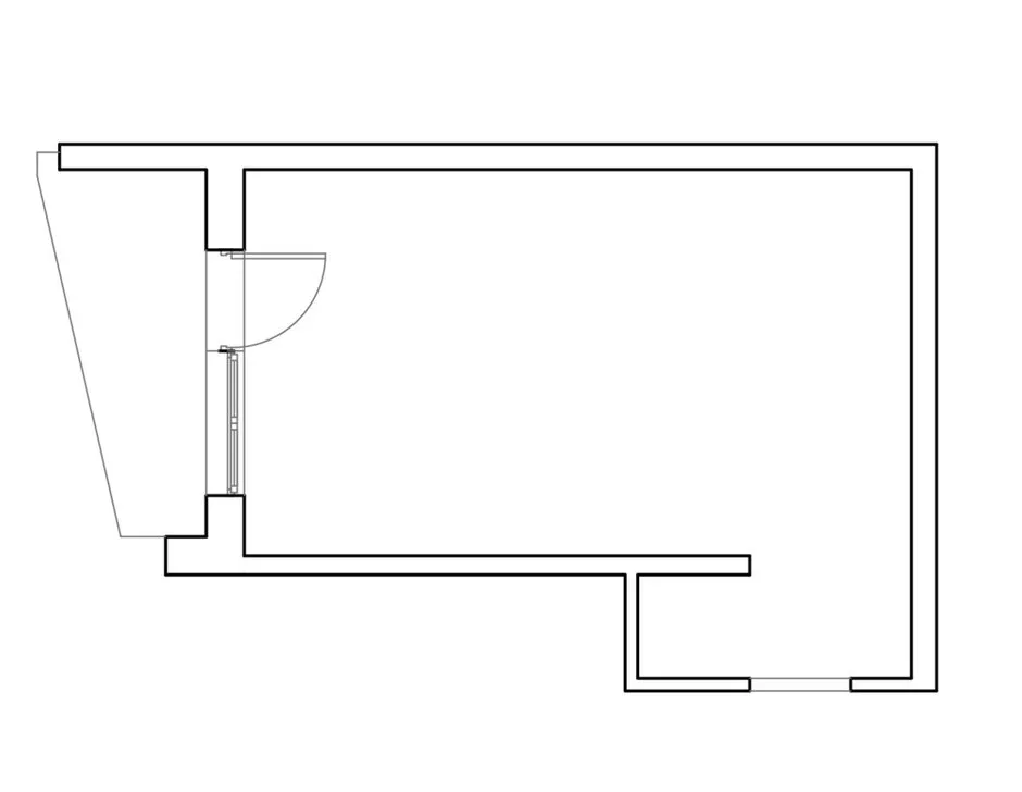 44平方米两居室公寓中18.1平方米房间的布局，II-57系列板式房屋