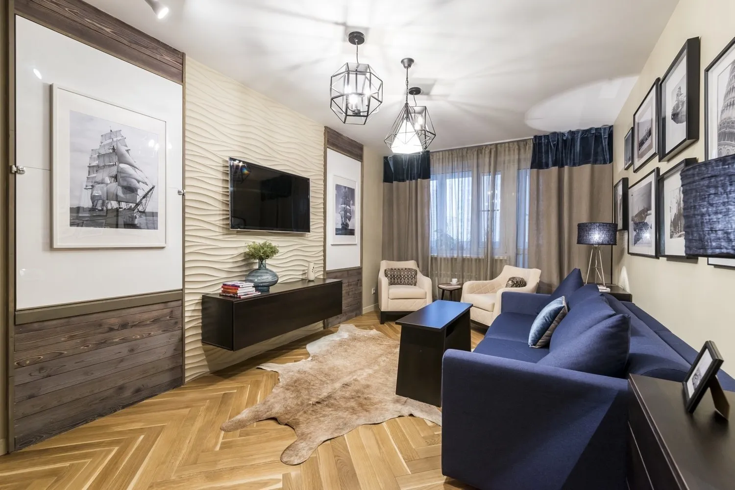 Photo: Living Room in Modern Style, Tips – photos on our website