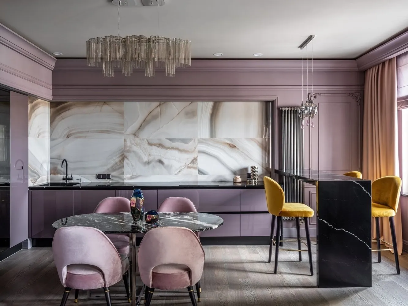 照片:现代厨房与餐厅,技巧 – 我们网站上的图片