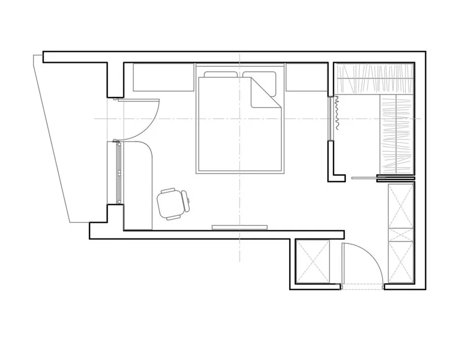 照片：风格布局，公寓，搬迁，II-57，板式房屋，2室，40-60平方米，室内百科全书，伊琳娜·斯捷潘茨 – 我们网站上的照片