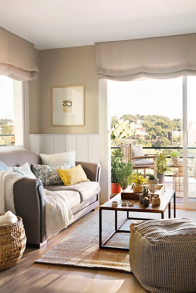 照片:北欧、生态风格客厅 – 网站上的照片