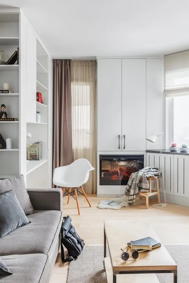 Foto: estilo minimalista, apartamento pequeño - fotos en nuestro sitio web