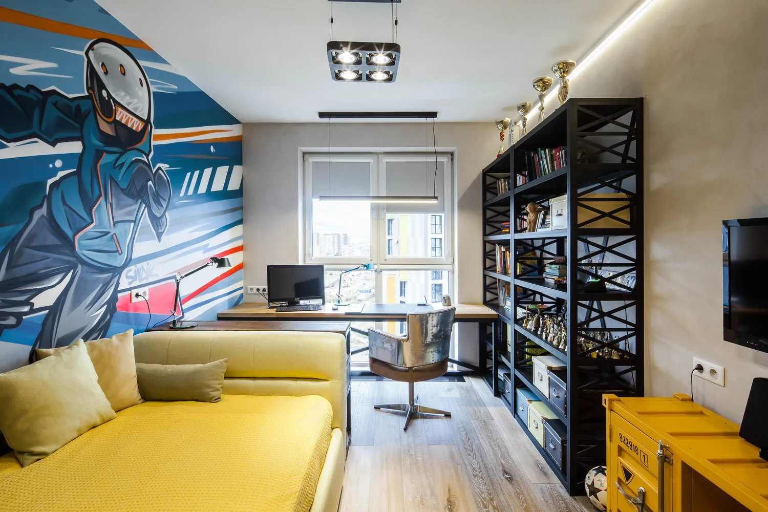 Photo: Children's Room in Loft Style, Living Room, Tips – photos on our website