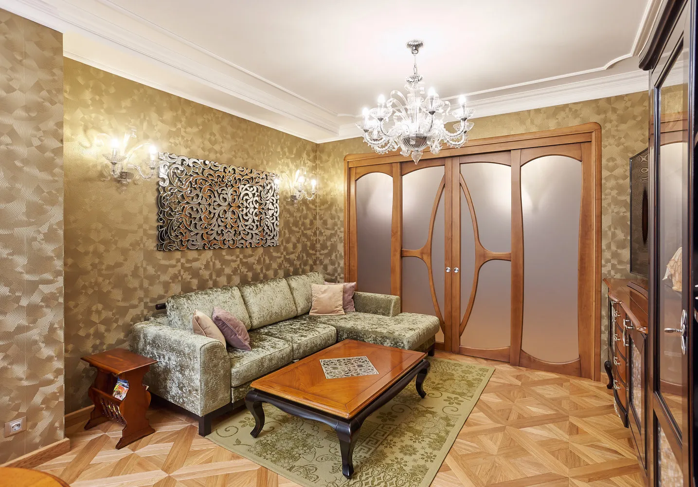 Photo : Salon dans le style Moderne, Conseils – photos sur notre site