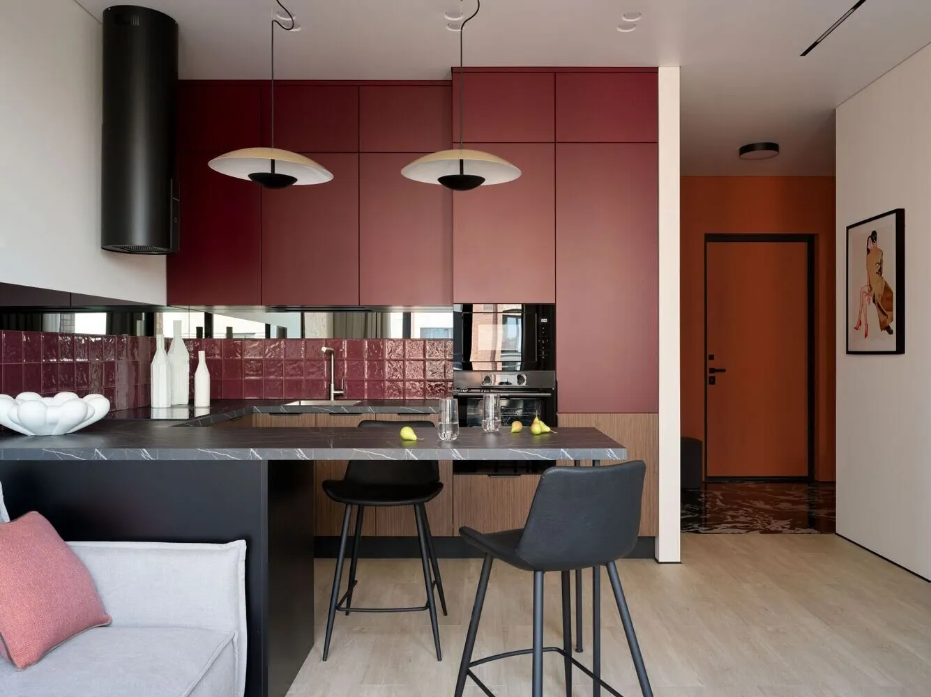 Foto: estilo, consejos, 1 habitación, 40-60 metros, Natalia Fedorova – foto en nuestro sitio web