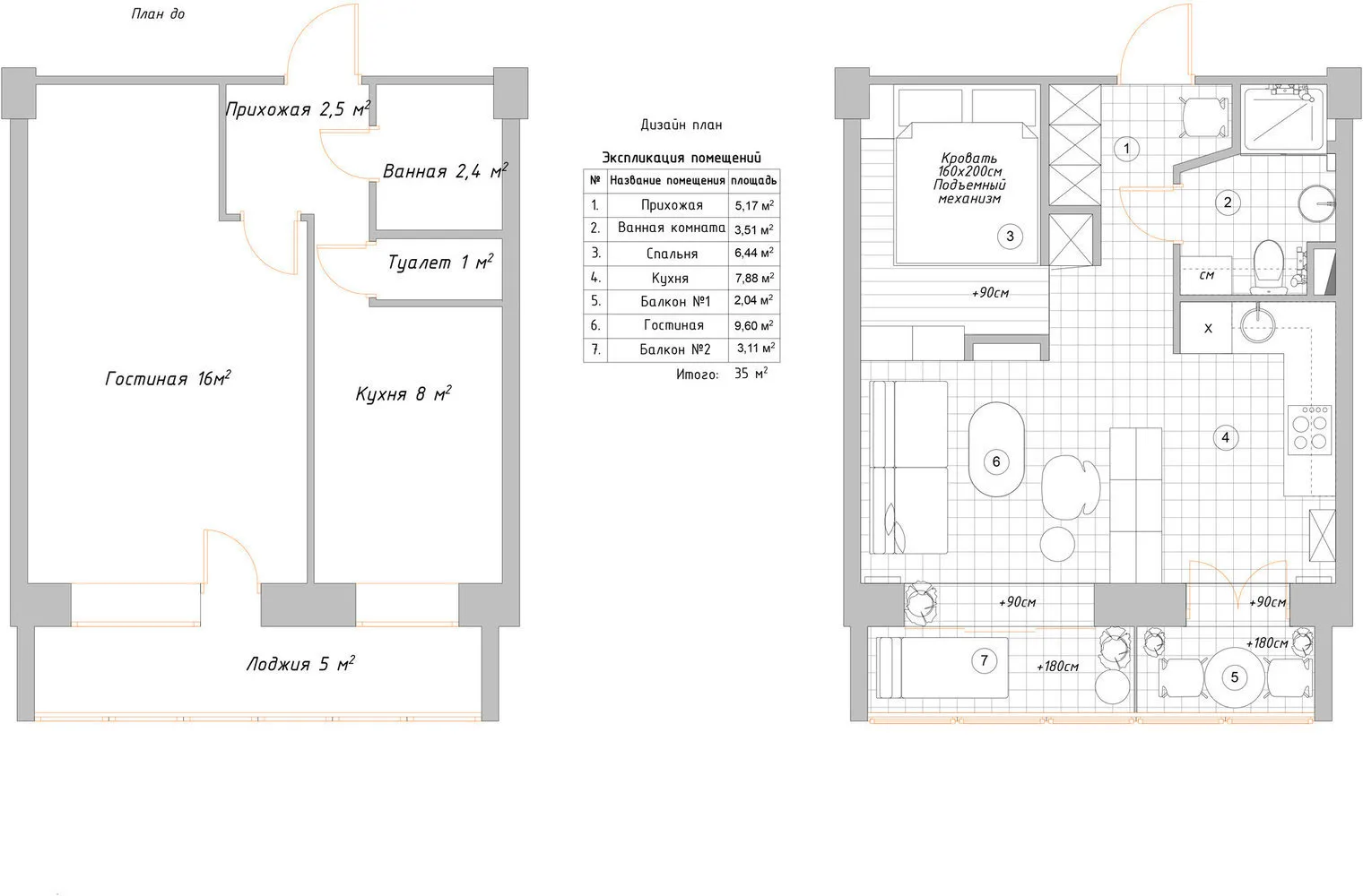照片：现代风格客厅，公寓，搬迁，单间，小于40平方米，Julia Telnova – 我们网站上的照片