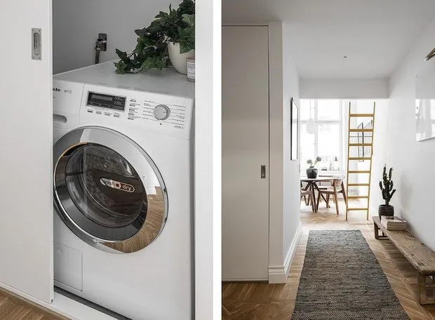 Фотография:  в стиле , Декор интерьера, Малогабаритная квартира, Квартира, Швеция, до 40 метров – фото на нашем сайте