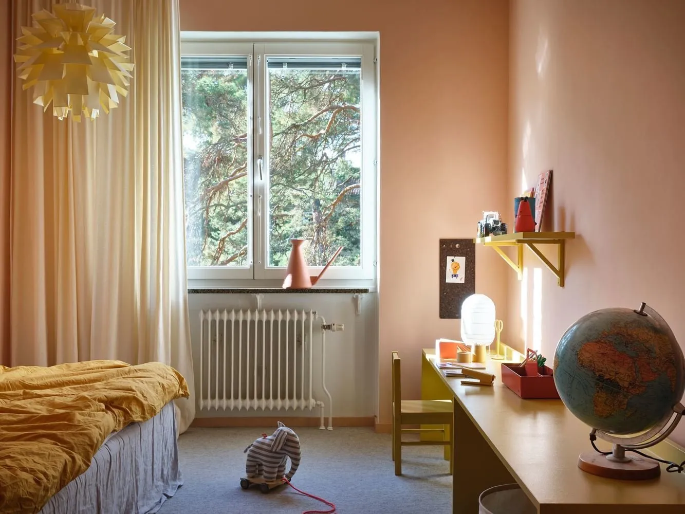 Photo: Scandinavian children's room, Interior decoration, Sweden, Stockholm – photo on our website