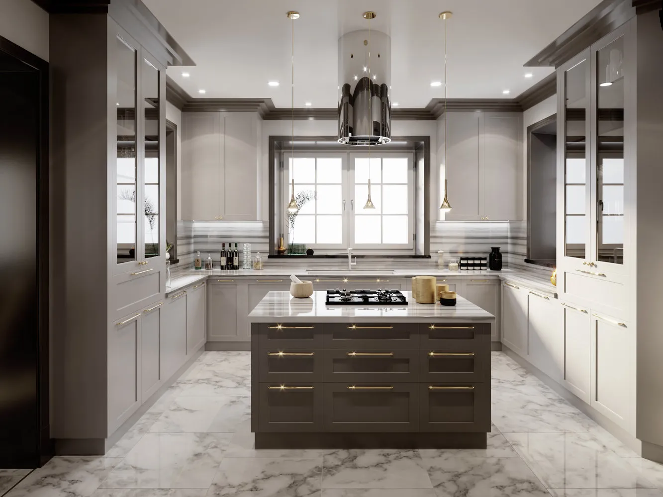 照片:现代风格厨房与餐厅、客厅、室内装饰、技巧,玛琳娜·布拉金斯卡娅 – 我们网站上的照片