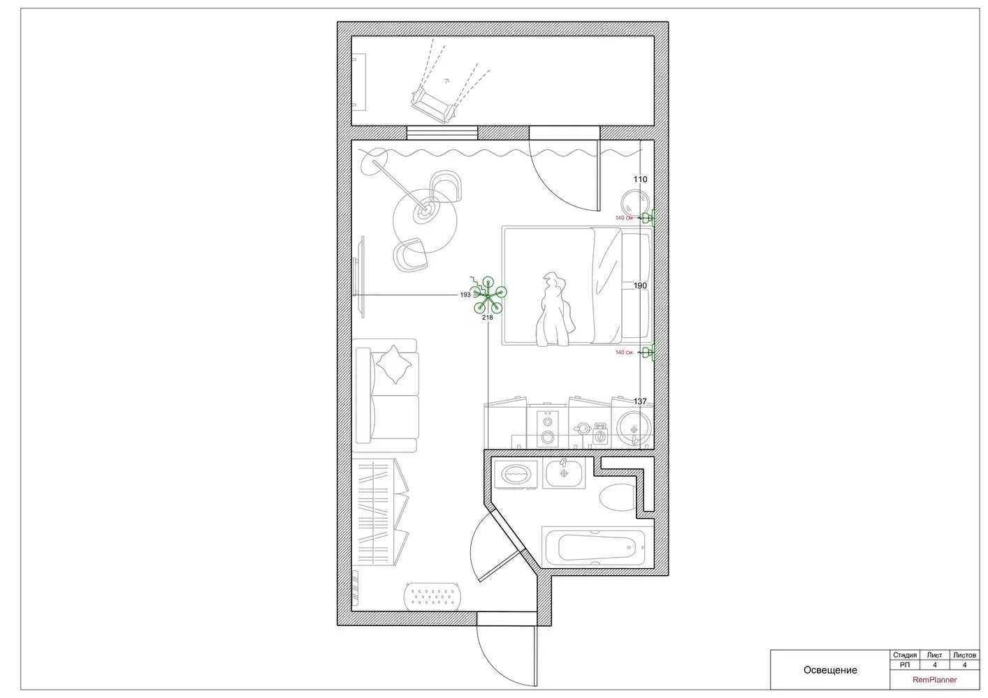 Foto: estilo , Estudio, Proyecto de la semana, hasta 40 metros – foto en nuestro sitio web