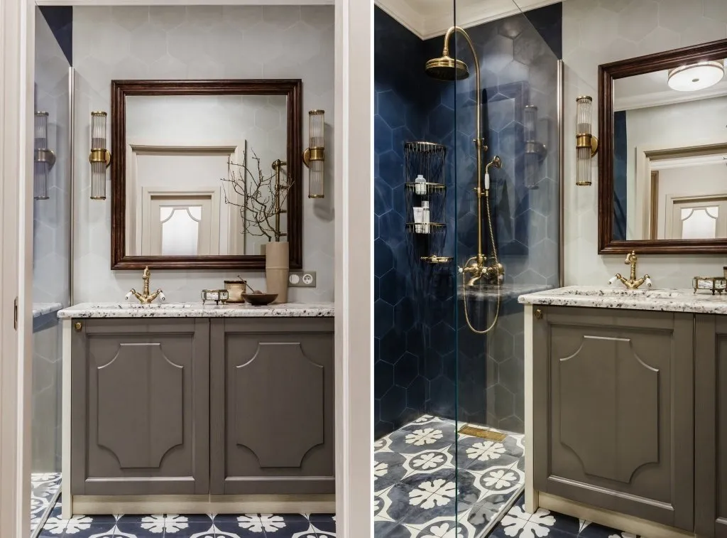 新莫斯科三居室公寓。设计：娜迪亚·扎托娃，Enjoy Home