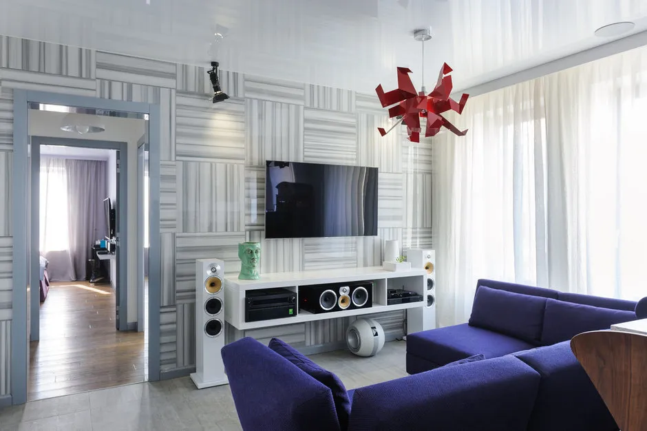 照片:现代风格客厅,建议 – 我们网站上的照片