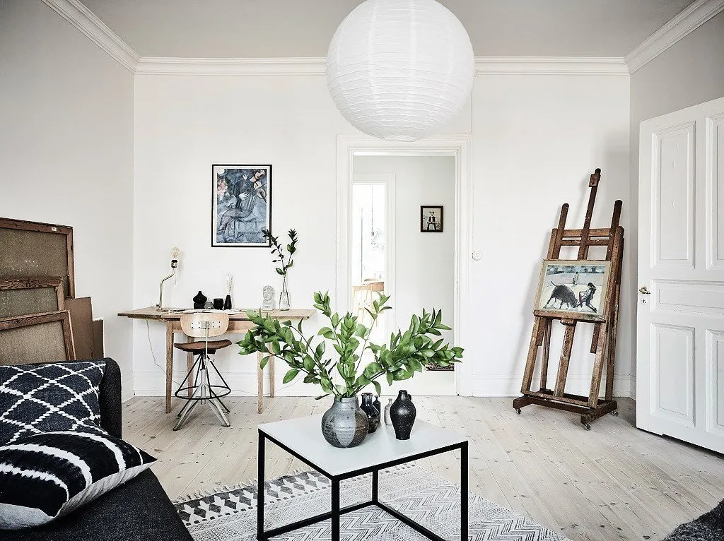 照片:斯堪的纳维亚风格客厅,公寓,提示——我们网站上的照片