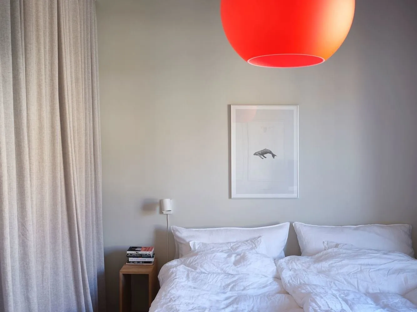 Photo: Scandinavian bedroom, Interior decoration, Sweden, Stockholm – photo on our website