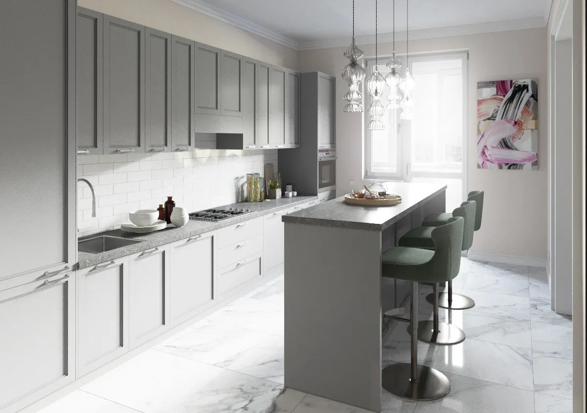 照片:现代风格厨房与餐厅、客厅、室内装饰、技巧,玛琳娜·布拉金斯卡娅 – 我们网站上的照片