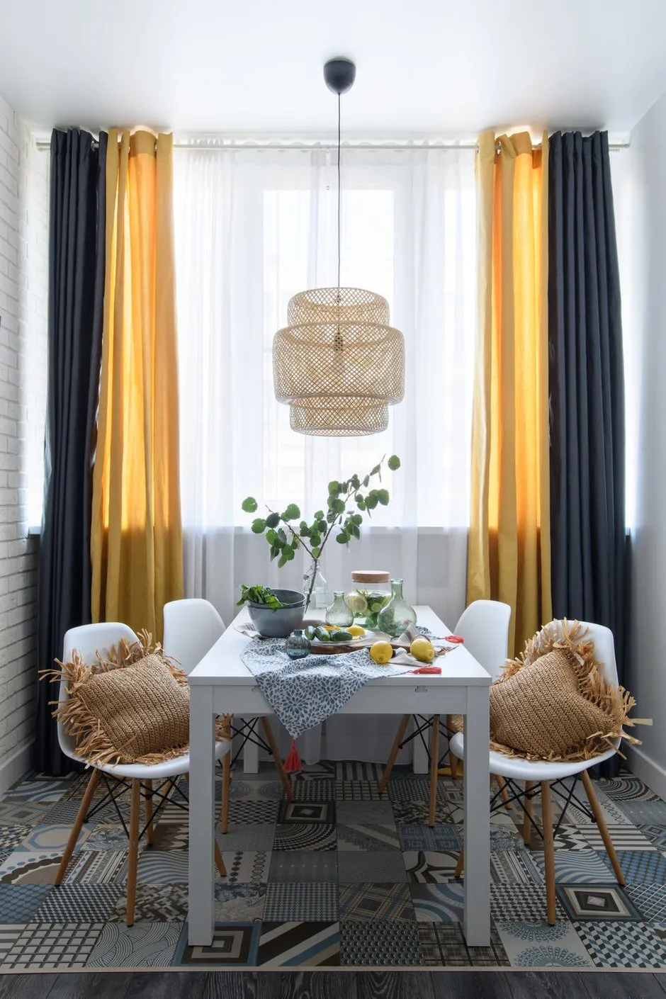 照片：现代风格厨房与餐厅，公寓，改造，莫斯科，混凝土楼，40-60平方米，安娜·莫贾罗 – 网站上的照片