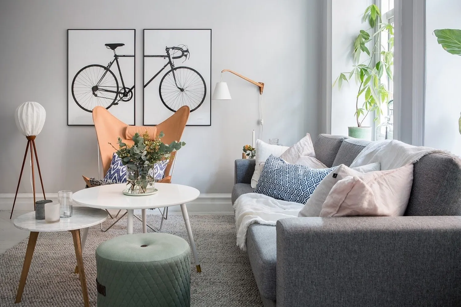 照片：斯堪的纳维亚风格客厅，提示，实践维修——我们网站上的照片