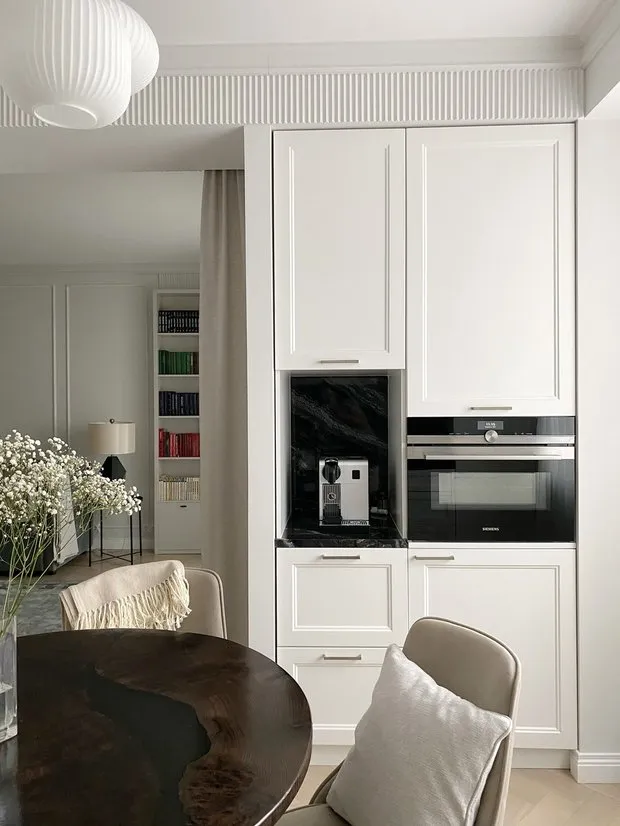 Foto: estilo clásico, apartamento, proyecto de la semana, Moscú, edificio de panel, 3 habitaciones, 60-90 metros, Irina Sagun – foto en nuestro sitio web