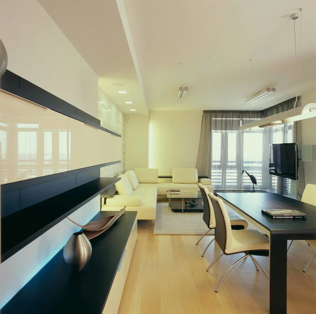 照片:现代风格客厅,建议 – 我们网站上的照片