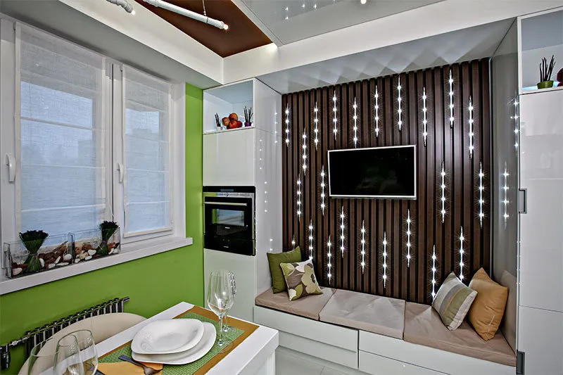 照片:现代风格厨房与餐厅,建议 – 我们网站上的照片