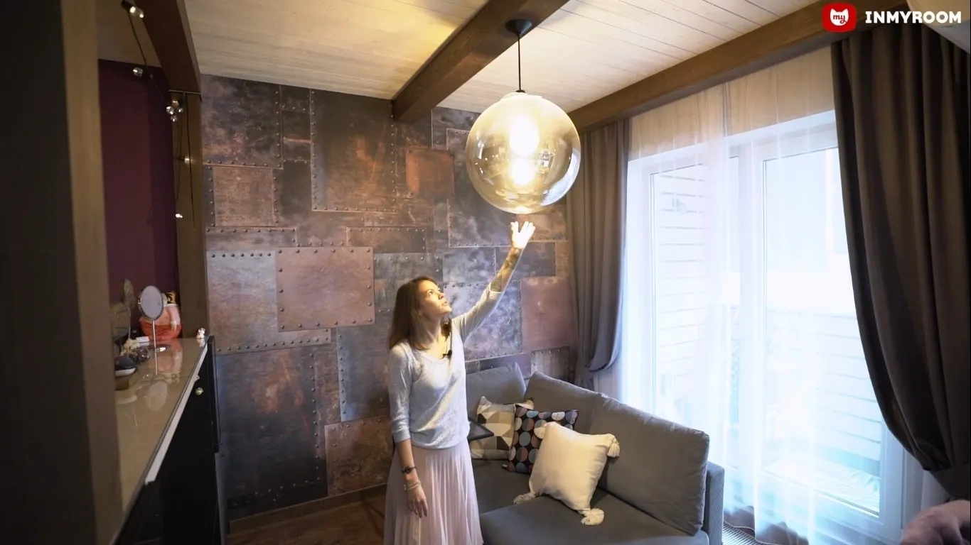 照片：客厅，北欧、装饰风格、loft、现代、公寓、工作室、技巧，40-60平方米，安娜斯塔西娅·安特鲁波娃 – 网站上的照片