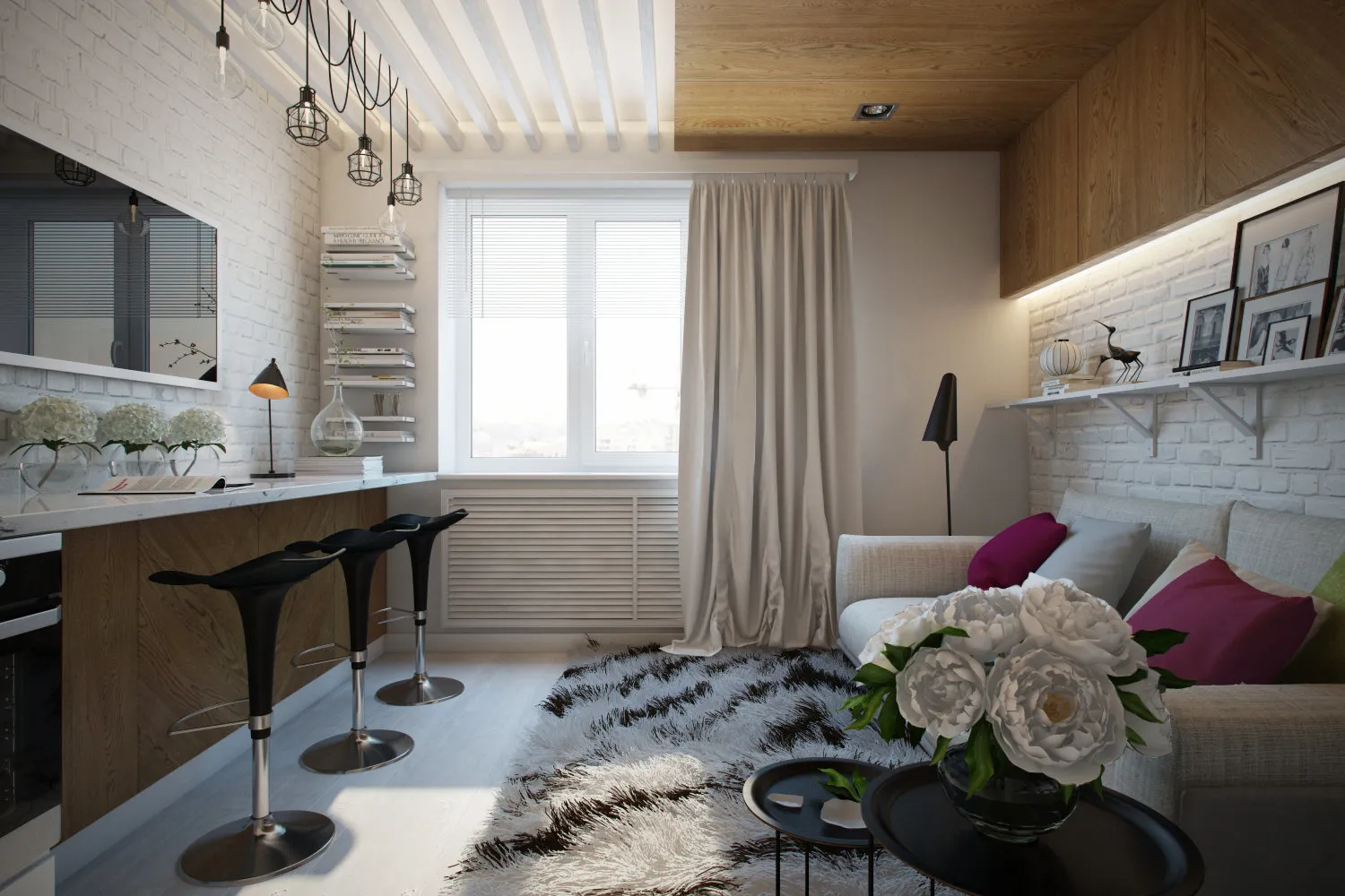 照片:现代风格客厅,建议 – 我们网站上的照片