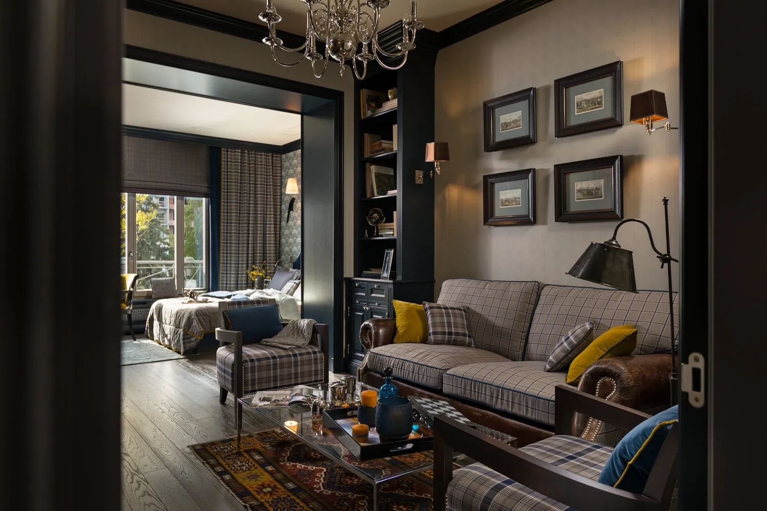 照片:经典风格客厅,公寓,每周项目,基辅,斯大林时代,4个或更多房间,超过90平方米,亚历山德里娜·卢卡奇,当代设计工作室——我们网站上的照片