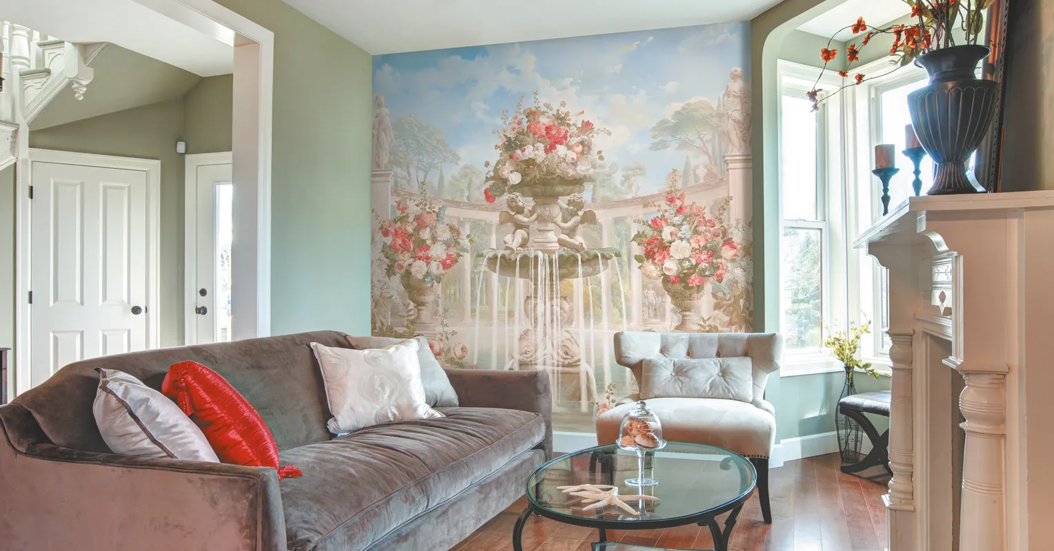 照片:经典风格客厅,提示——我们网站上的照片