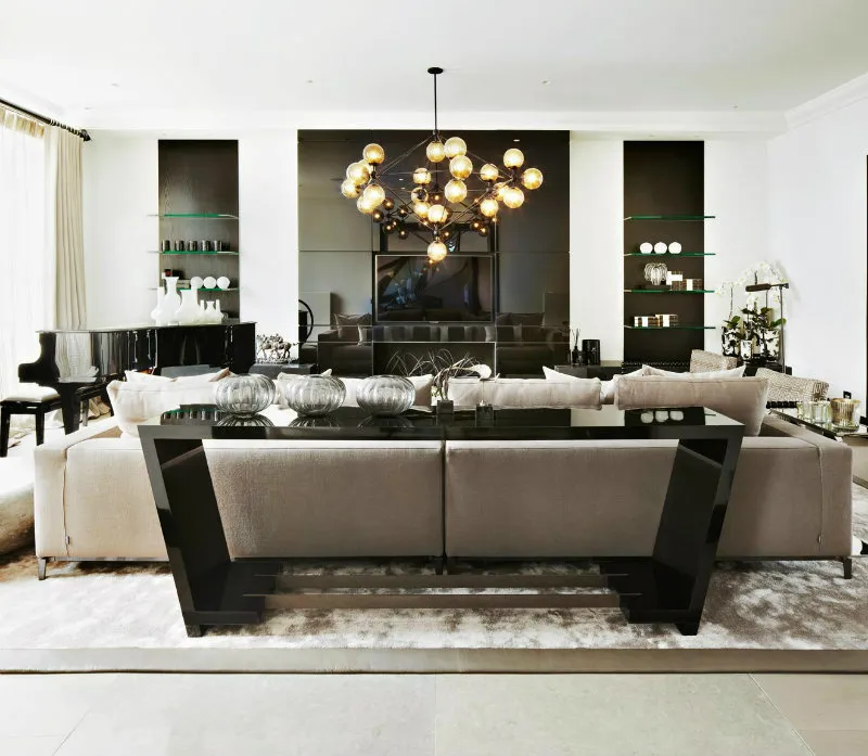 照片:现代风格客厅,建议 – 我们网站上的照片