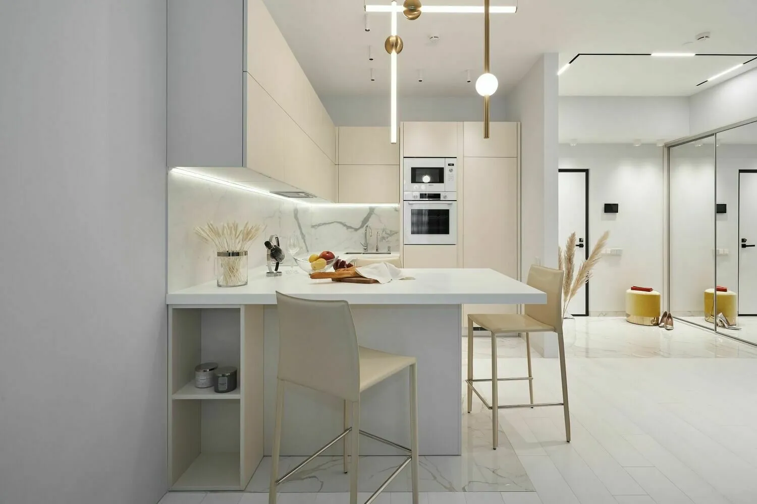 Foto: Küche und Essbereich im Stil Modern, Minimalismus, – Foto auf unserer Website