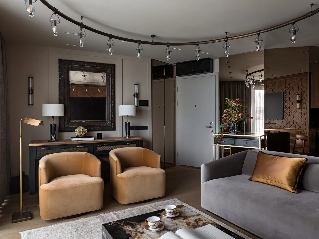 Foto: estilo , Apartamento, Proyecto del día, Estambul, 60-90 metros, Olga Ivanova, ecléctico con elementos de etnicidad y diseño moderno, Andrés Ivanov – foto en nuestro sitio web