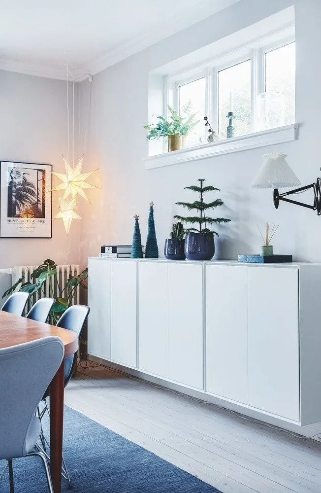 照片：斯堪的纳维亚厨房和餐厅，室内装饰，房屋，丹麦，新年，圣诞节装饰，超过90米 – 我们网站上的照片