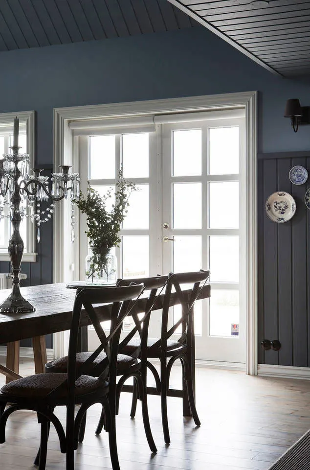 Photo: Kitchen and dining room in Scandinavian style, House, Cottage, House and Garden – photo on our site