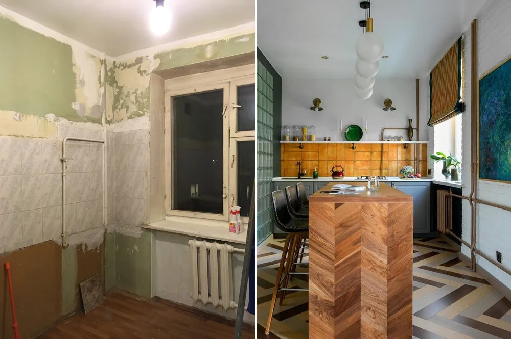 Photo: in style , Apartment, Studio, Renovation, Guide, Daria Nazarenko, Stalin apartment, Khrushchev, Brick house, Block house, 1 room, 2 rooms, up to 40 sqm, 40-60 sqm, Anna Rims, Instatus, Sergey Khrabrovsky, Elena Musychenko, Marina Svyatodukh – photo on our website