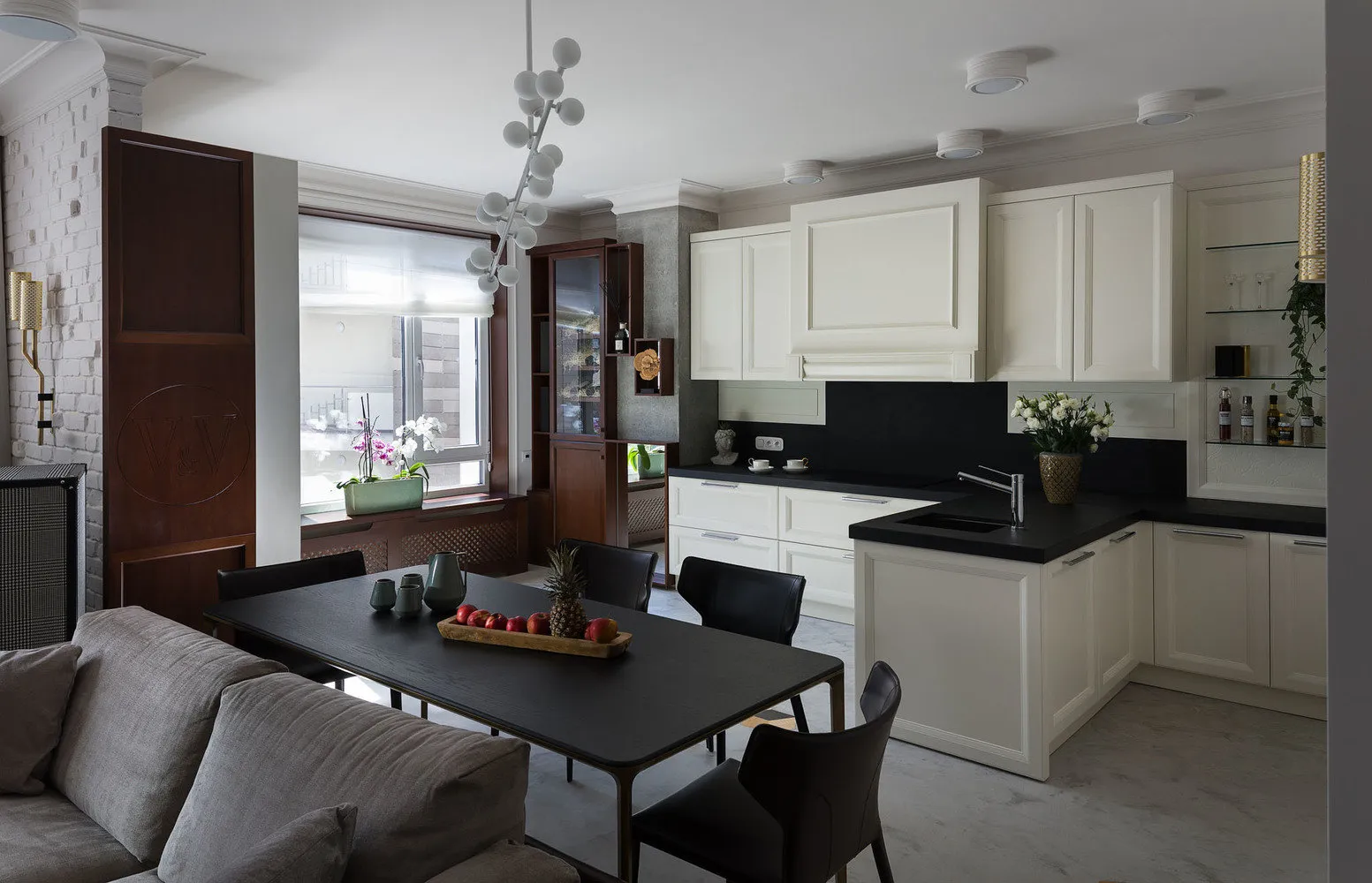 来自Eclectic Apartment Design作品集的照片 – 我们网站上的室内设计照片