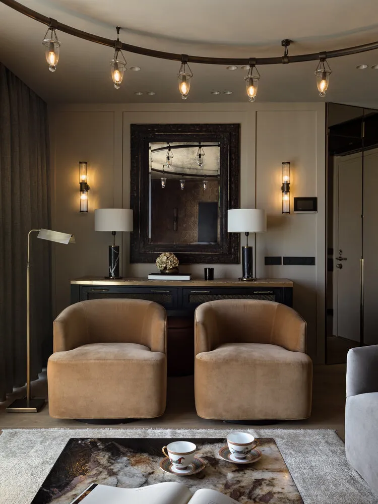 Foto: estilo , Apartamento, Proyecto del día, Estambul, 60-90 metros, Olga Ivanova, ecléctico con elementos de etnicidad y diseño moderno, Andrés Ivanov – foto en nuestro sitio web