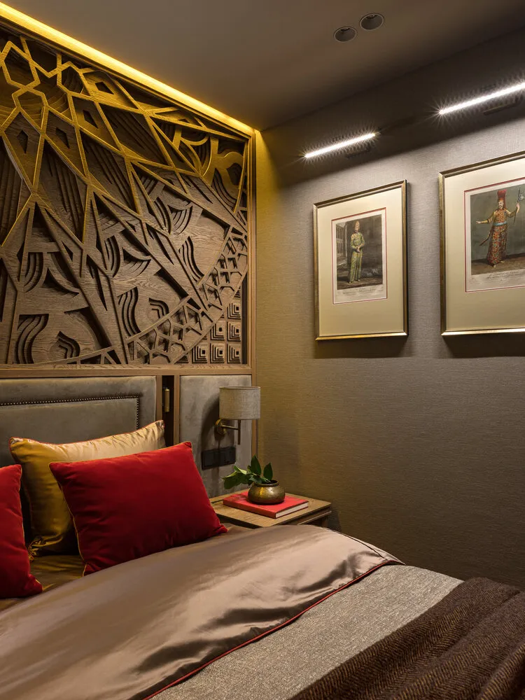 Foto: estilo , Apartamento, Proyecto del día, Estambul, 60-90 metros, Olga Ivanova, ecléctico con elementos de etnicidad y diseño moderno, Andrés Ivanov – foto en nuestro sitio web