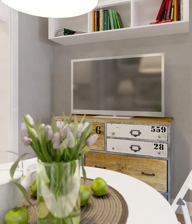 Foto: Estilo moderno, apartamento pequeño – fotos en nuestro sitio web