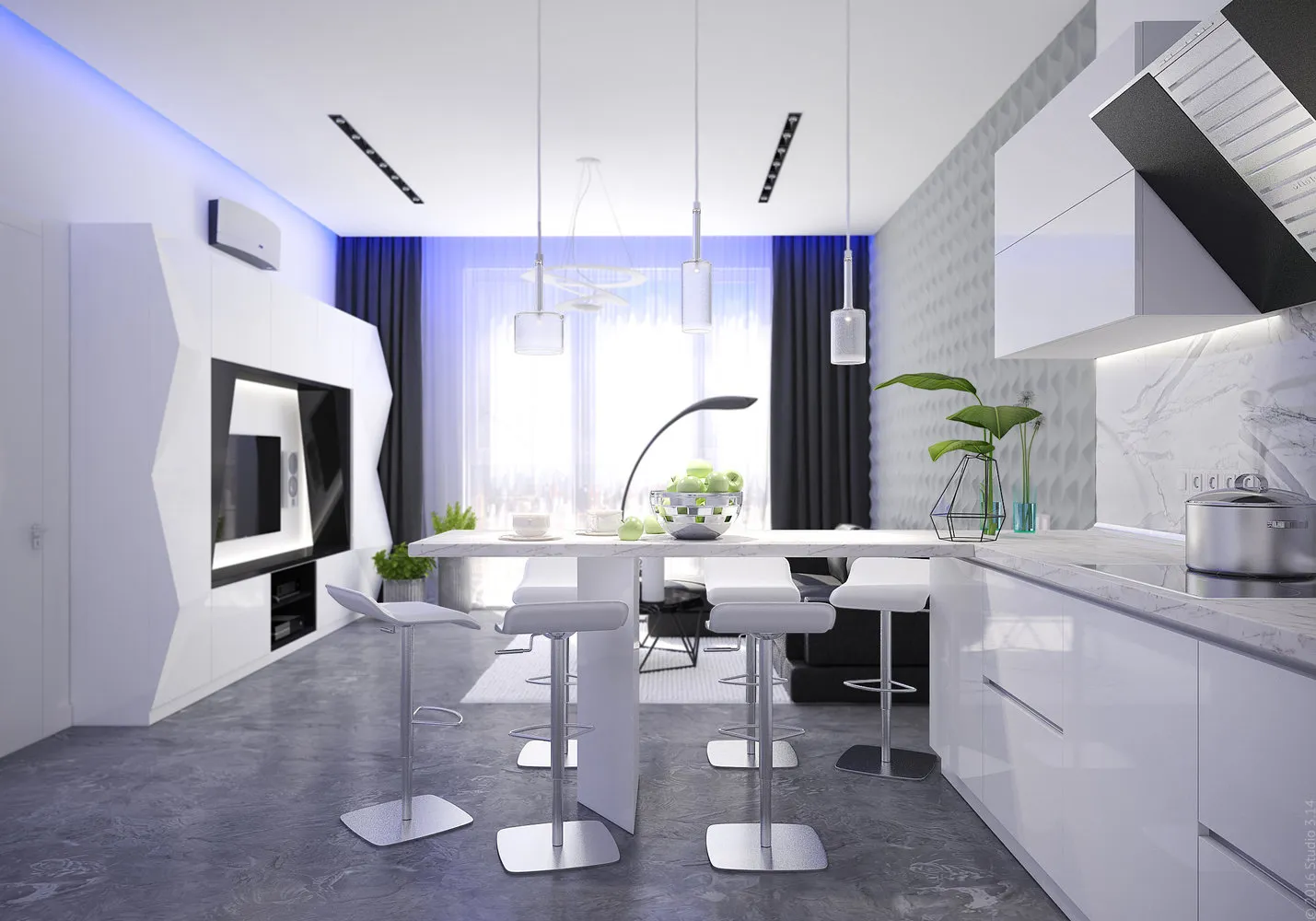 来自Geometria Zhizni作品集的图片 – 我们网站上的室内设计照片