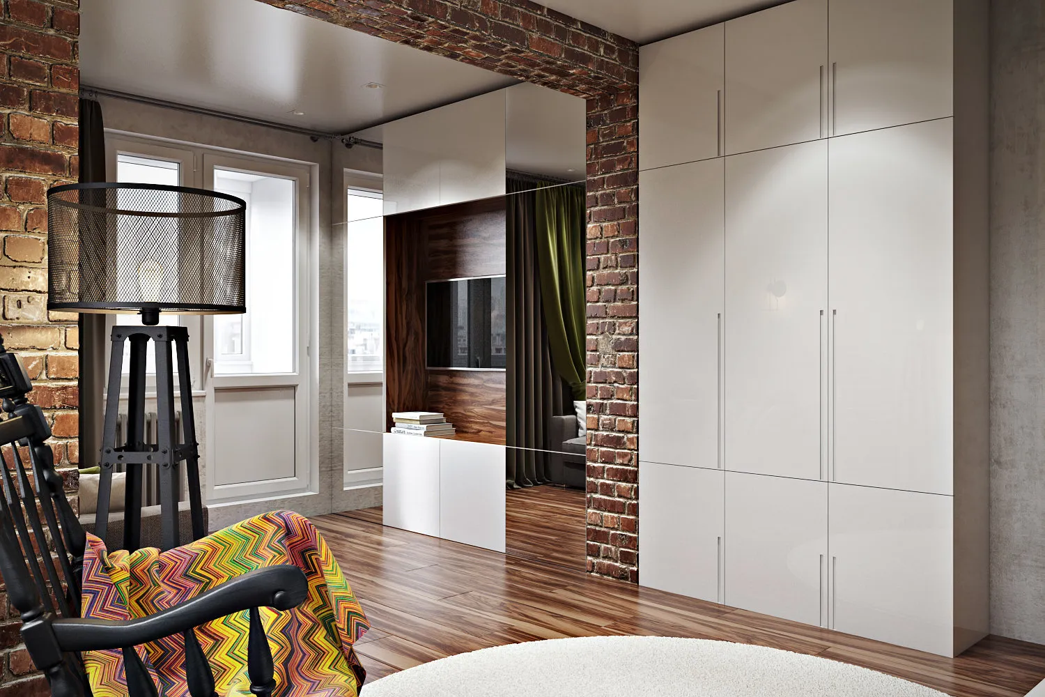 照片：洛可可风格客厅，极简主义，现代，公寓，每周项目，莫斯科地区佩雷德尔金诺，Cultura-Design，三室，60至90平方米 – 我们网站上的照片