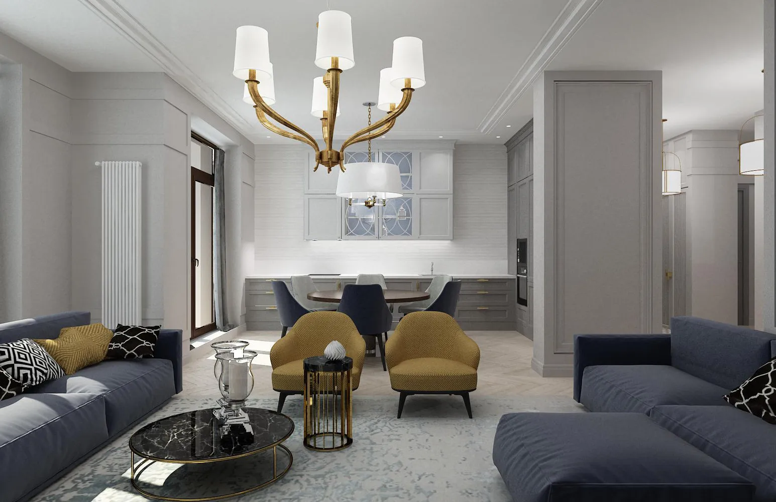 来自Private Interior Project in MilkHouse Complex / Novosibirsk 2017作品集的照片 – 我们网站上的室内设计照片