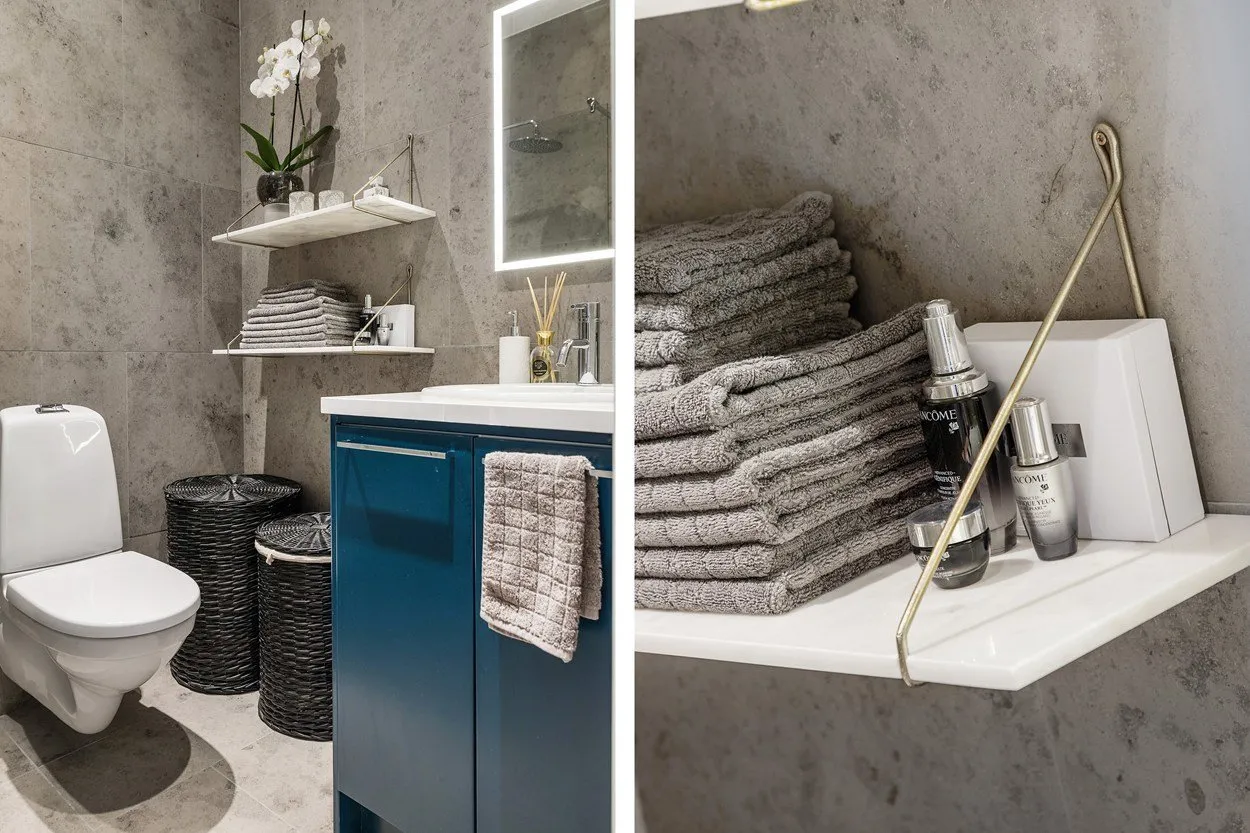 照片：时尚风格，室内装饰，紧凑型公寓，两居室公寓 – 我们网站上的照片