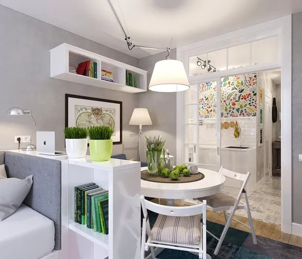 Foto: Estilo moderno, apartamento pequeño – fotos en nuestro sitio web
