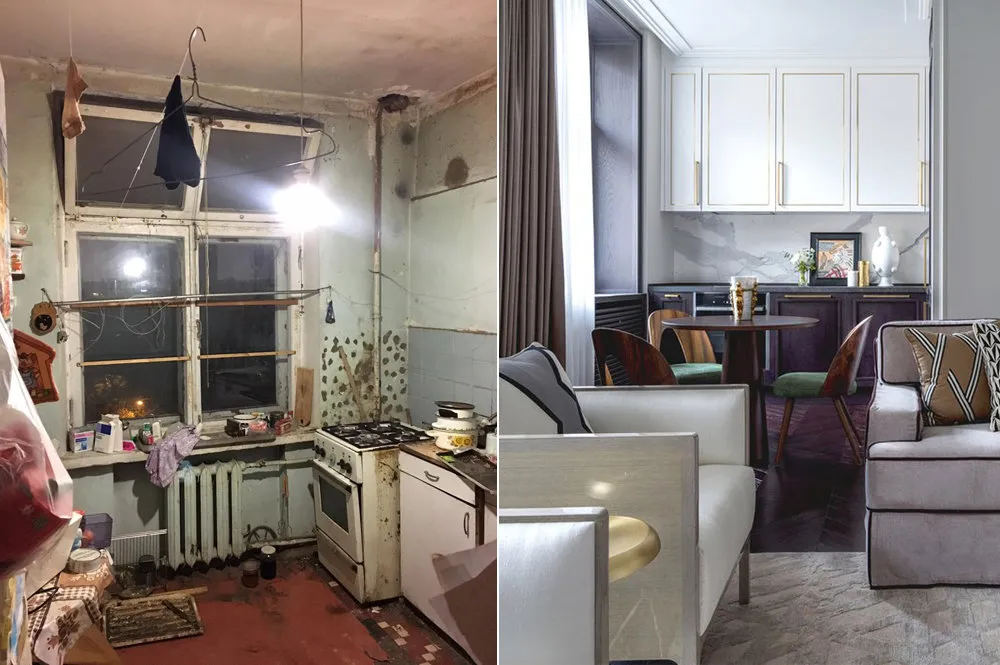 Photo: in style , Apartment, Studio, Renovation, Guide, Daria Nazarenko, Stalin apartment, Khrushchev, Brick house, Block house, 1 room, 2 rooms, up to 40 sqm, 40-60 sqm, Anna Rims, Instatus, Sergey Khrabrovsky, Elena Musychenko, Marina Svyatodukh – photo on our website