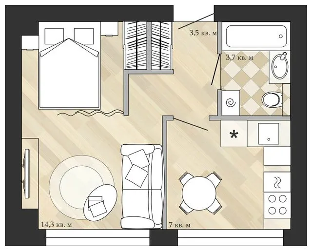 照片:风格布局,公寓,搬迁 – 我们网站上的照片