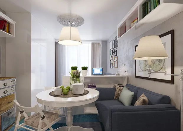 Foto: Estilo moderno, apartamento pequeño – fotos en nuestro sitio web