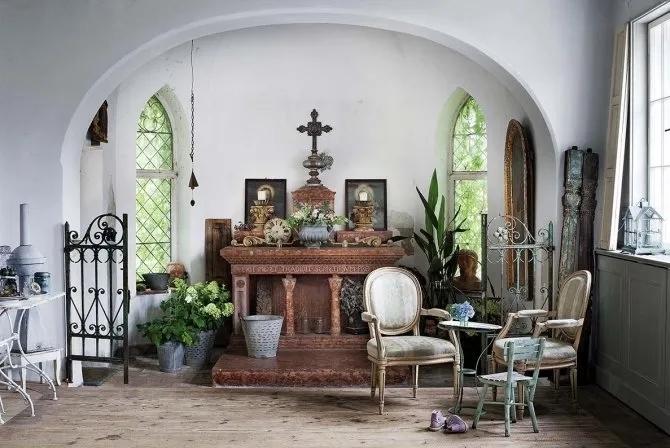 Zdjęcie: Salon w stylu Prowans i Kантри, Dom, Dom i dachówka – zdjęcia na naszej stronie